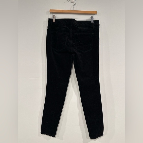 LOFT Women’s 4 Black Modern Skinny Velvet Pants Stretch - Picture 5 of 7
